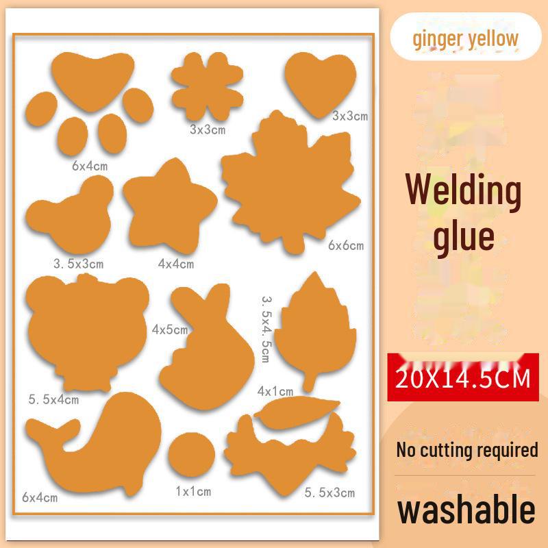 Autocolante cu patch-uri colorate cu desene animate: Reparații autoadezive, fără cusături, fără cusături pentru jachete și haine