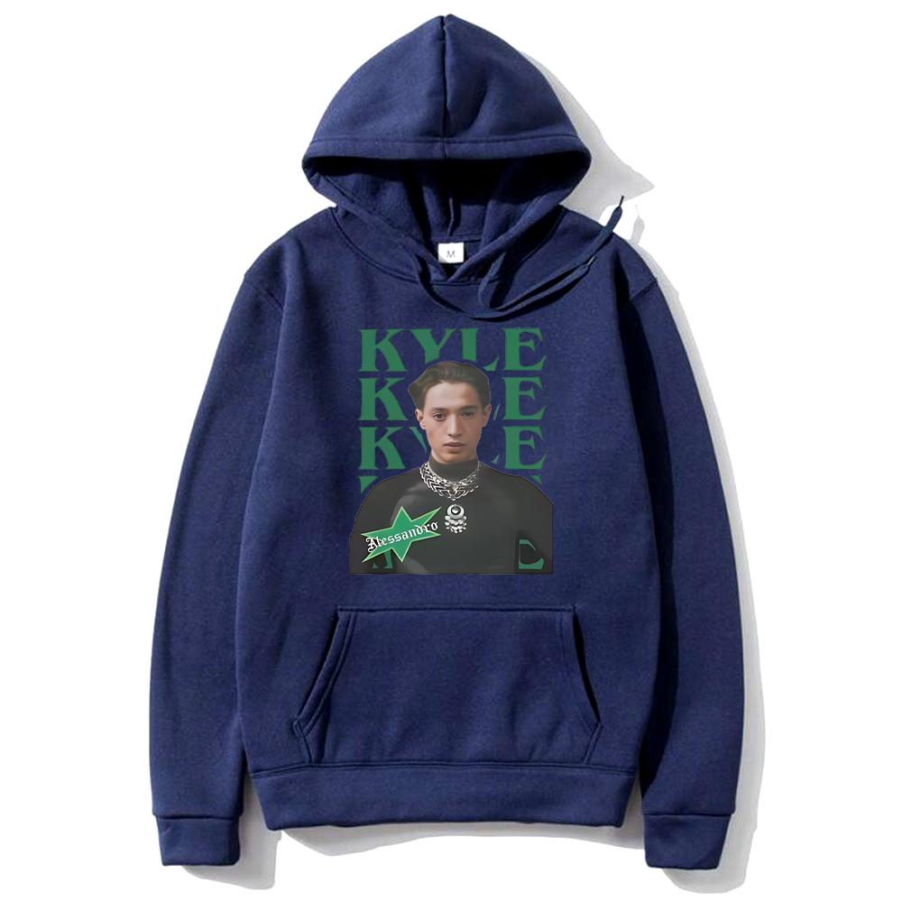 

Прибуття Кайл Алессандро Худі Чоловіки Жінки Світліший Євробачення 2025 вінтажний Флісовий Пуловер Мода Довгий Рукав хіп-хоп вуличний одяг 3XL