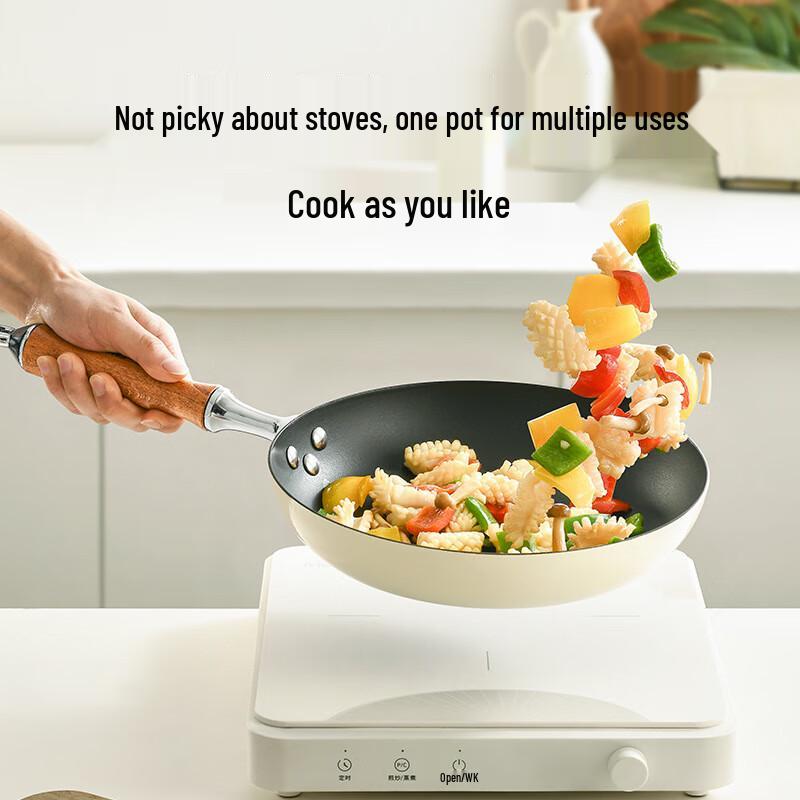 Lilang Non-stick Enamel Frying Pan