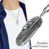 Gin no Feder Silber 925 Anhänger Spitze Indianerfeder [Shinjuku Kura] (ohne Kette) Herren