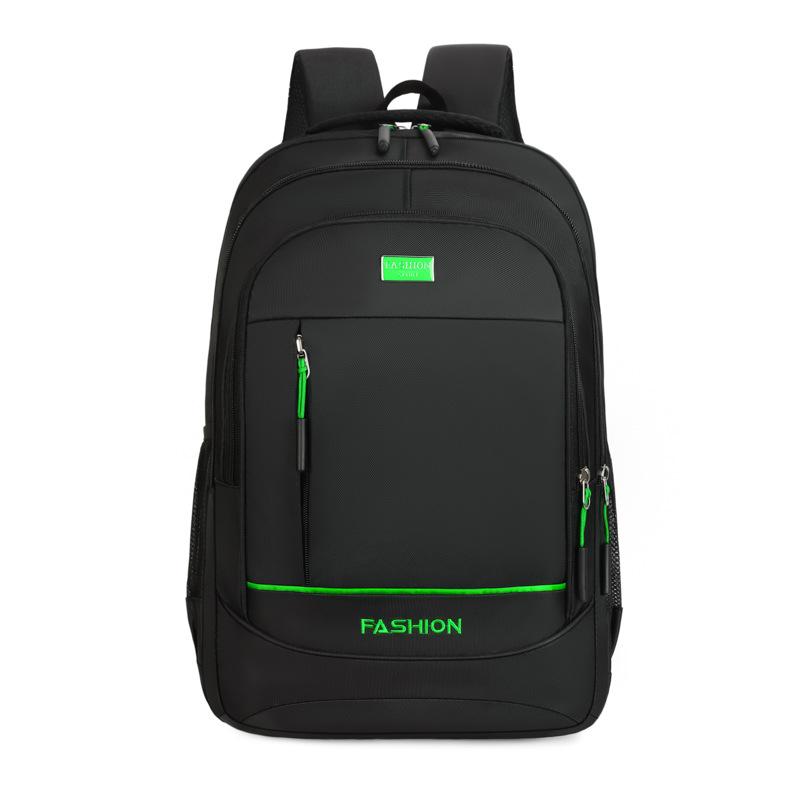 2 New casual backpack large capacity male wear-resistant junior high school college student schoolbag commuter business computer bag