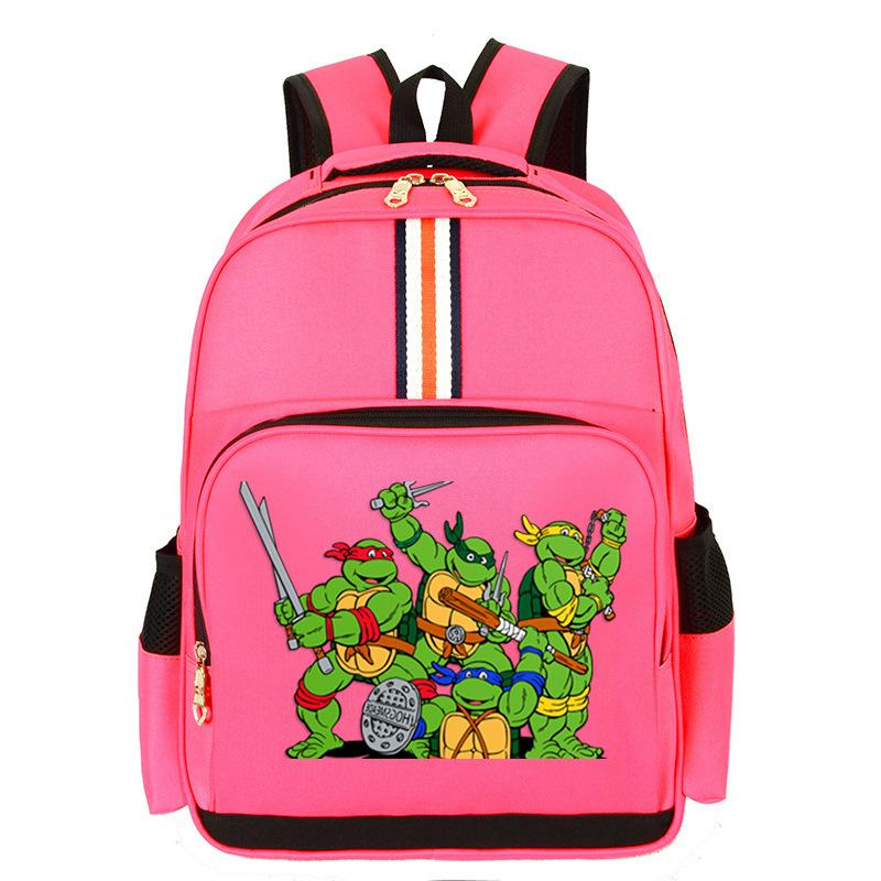 Hot Sale Teenage Mutant Ninja Turtles Cartoon Printed Backpack Elementary and Secondary School Students Outdoor Leisure Large Capacity