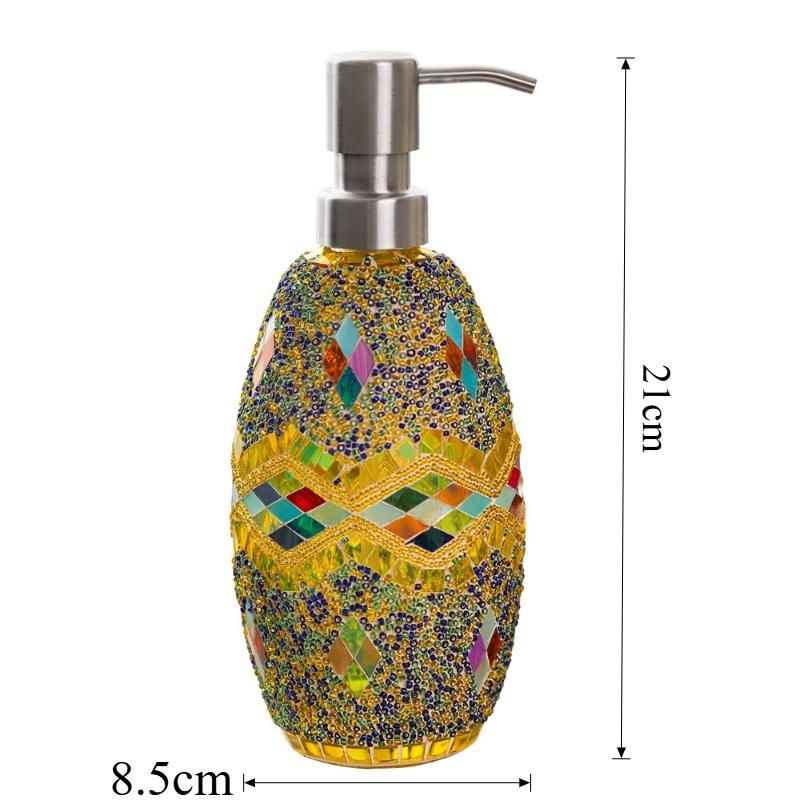1pc Glass Hand Sanitizer Distribution Bottle Lotion Bottle Liquid Soap Dispenser Tourism Distribution Bottle Glass Container
