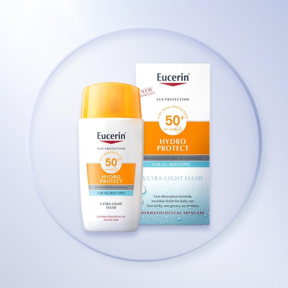 Eucerin [2 Pack] Sun Face Hydro Protect Spf50+ 50ml + Additional 5ml Free NONE