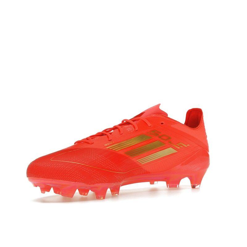 Mo Salah X Adidas Adizero F50 Elite FG Two Horizons Men Sneakers Red Solar-Red Gold-Metallic IG9114