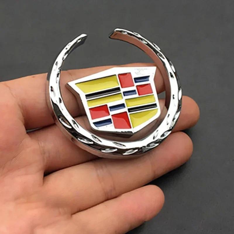 Adesivo Metallo per Auto Emblema Distintivo Anteriore Posteriore Laterale per Logo Cadillac Escalade CTS ATS SRX XTS XT5 STS CT5 CT6 BLS XLR Accessori