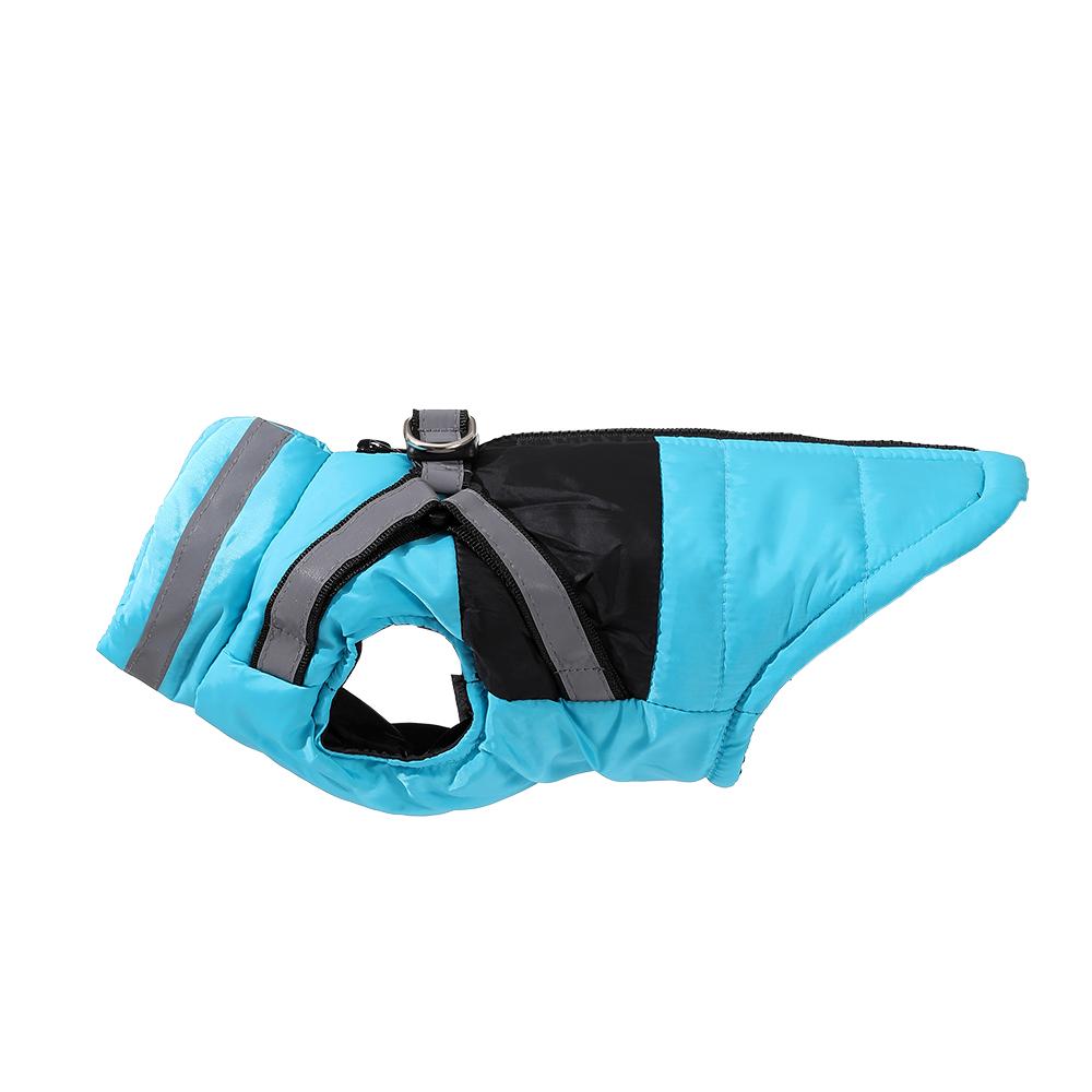 Dog Coat Reflective Waterproof Jacket With Harness For Small Medium Dog Cat Windproof Winter Pet Yorkshire Chihuahua Pug Costume
