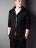 KAIDINGSEN Men's Zippered Hooded Cardigan Jacket - New Autumn Style for Middle-Aged and Young Men