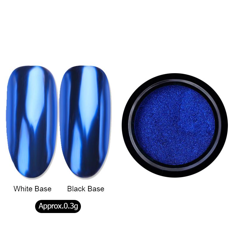 Chameleon Mirror Nail Powder Glitter Decoration Gel Polish Nail Art Dust Metallic Metal Polish Chrome Pigment Dazzling Accessory