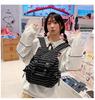 Korean Retro Stripe Backpack: Versatile, Large Capacity for Students