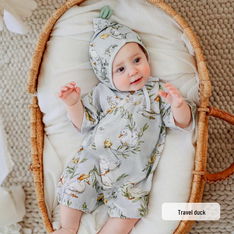 EMXEE Baby Summer Gauze Romper