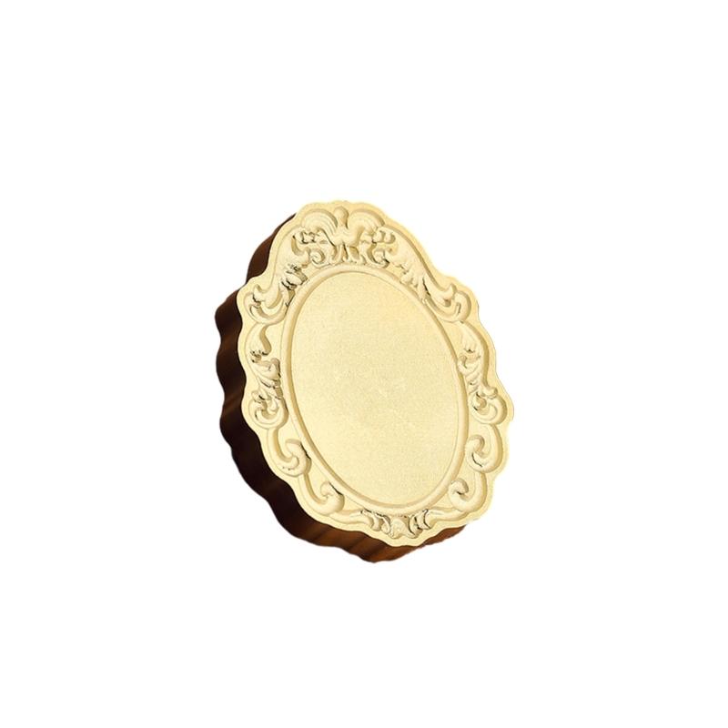 Matte Photo Frame Stamp Sealing Wax Stamp Head Fire Paint Lacquer Brass Seal Wax Stamp Head Envelope Wedding Invitation