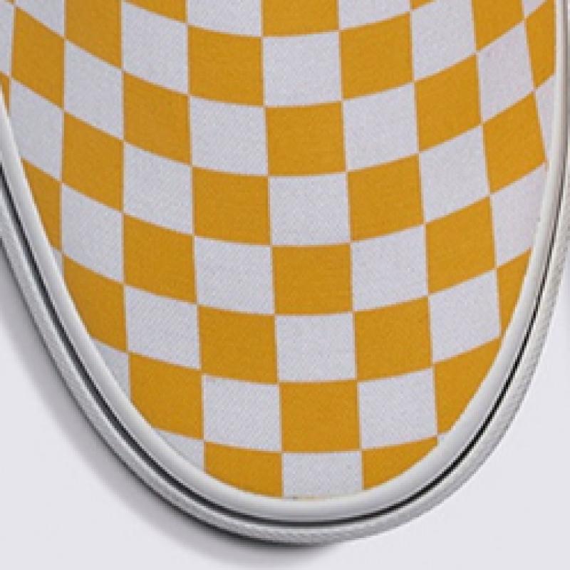 Vans Slip On Color Tiers Checkerboard Gold Glow Vn000bvzlsv1