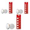 5Pcs CR2032/CR2025/CR2016 Button Cell Batteries 3V Lithium Batteries Coin Cell Replacement for Watches Calculators
