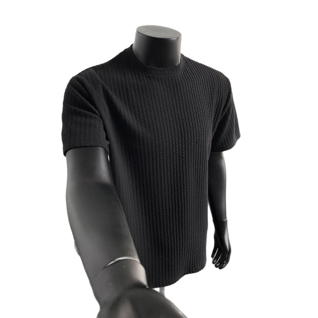 Pit Strip Short-Sleeved T-Shirt Men'S Half-Sleeved Bottoming Shirt Loose And Versatile Japanese Summer Youth T-Shirt