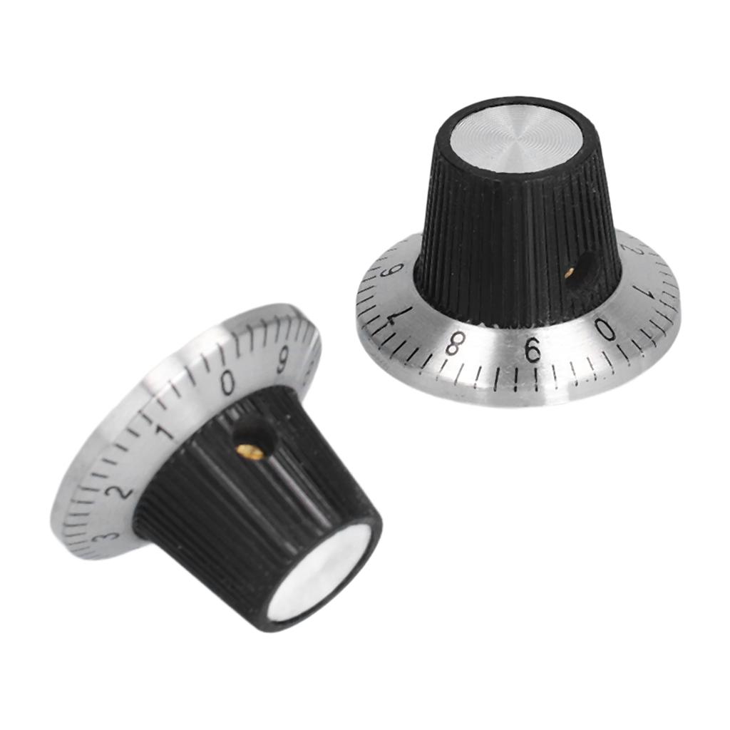 50Pcs Potentiometer Dial Knob Plastic Control Knobs Caps Replacement with 6mm Shaft BEMC1