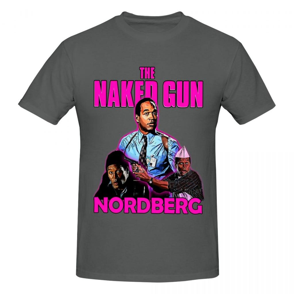 T-shirt Unisexe Nordberg The Naked Gun Streetwear Coton Manches Longues Oversize Chemises Personnalisées