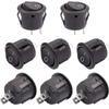10/20/30Pcs  Mini Round ON-OFF Rocker Switch  12V 2 Pin LED Switches Universal for Car Boat Van Dashboard