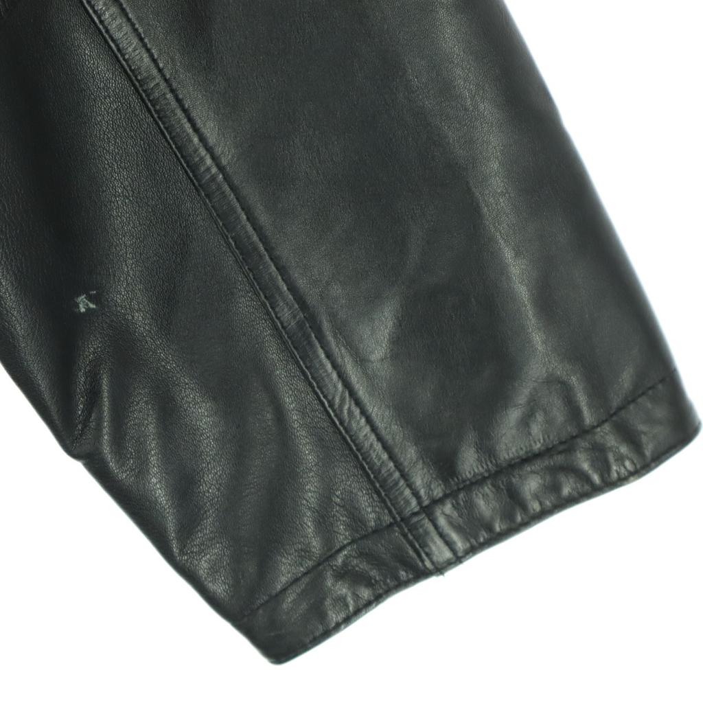 Long Sleeve Single Padding Leather Jacket S Brown Sheep Leather Men's Used