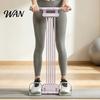 Oefenweerstandsbanden Pedaalband met Handvat, Verstelbare Buik Taille Arm Benen Krachttraining Workout Band, Sit-Up Spantouw Enkel