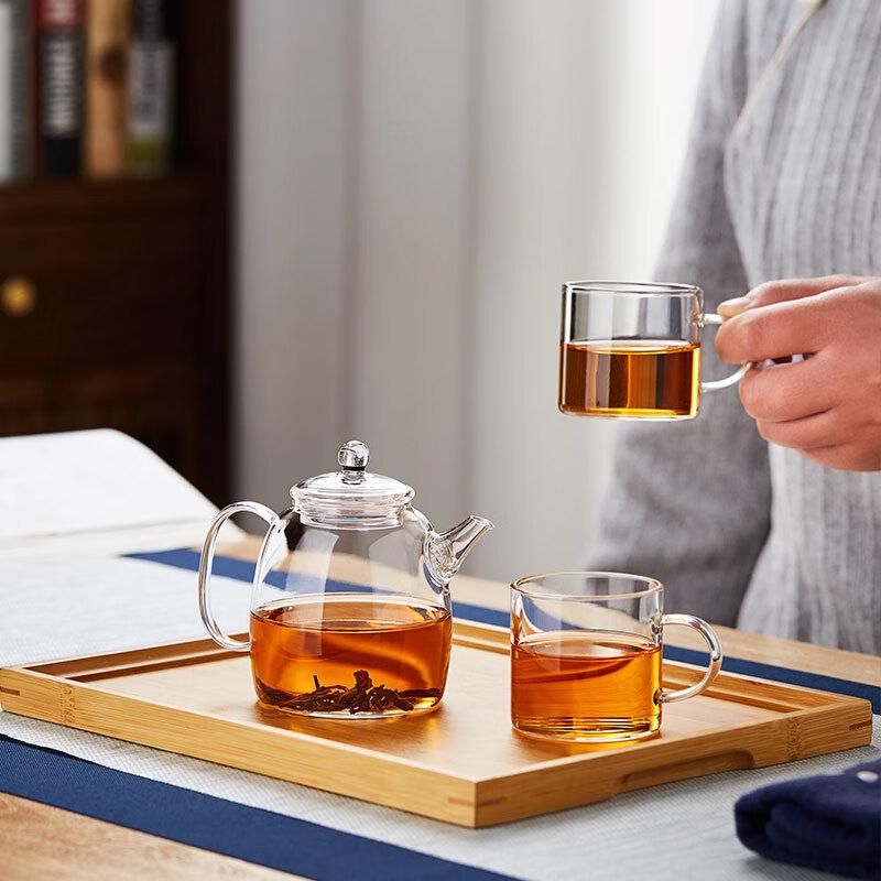 Thickened High-Temperature Glass Kung Fu Teapot