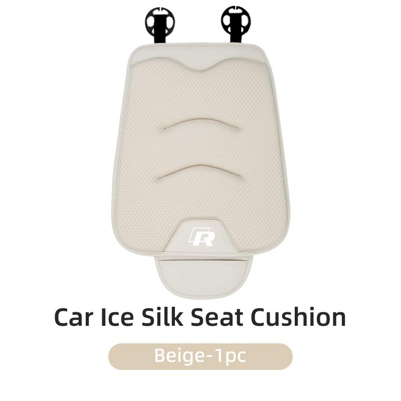 

2026 Hot For Volkswagen VW Car Seat Cover Breathable Ice Silk Auto Seat Protective Storage Cushion For VW R Golf Passat mk5 Scir