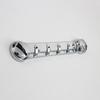 No Drilling 5 Hook Suction Cup Hook Silver Row Storage Hook Strong Suction Cup Hook  Kitchen