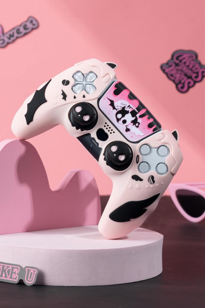 GeekShare PS5 Controller Silicone Soft Skin Compatible with PlayStation 5 PS5 Controller Cover and Sticker Protective Protective Easy To PS5