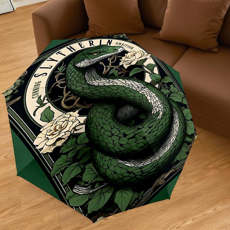 1PC Warner Slytherin Ambition Umbrella-8-Rib Reinforced, Automatic Open, Lightweight & Durable-A26