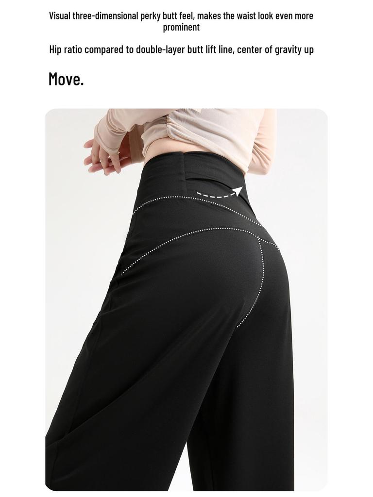 Tall Women's Wide-Leg Flowy Yoga Pants - Slimming, Casual, Fitness & Running