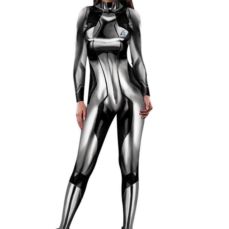 

Iootiany Взрослый Хэллоуин Косплей Боди с принтом Супермена Паука Паутина Сексуальный Женский Обтягивающий Стрейчевый Спортивный Костюм Сценический Костюм S