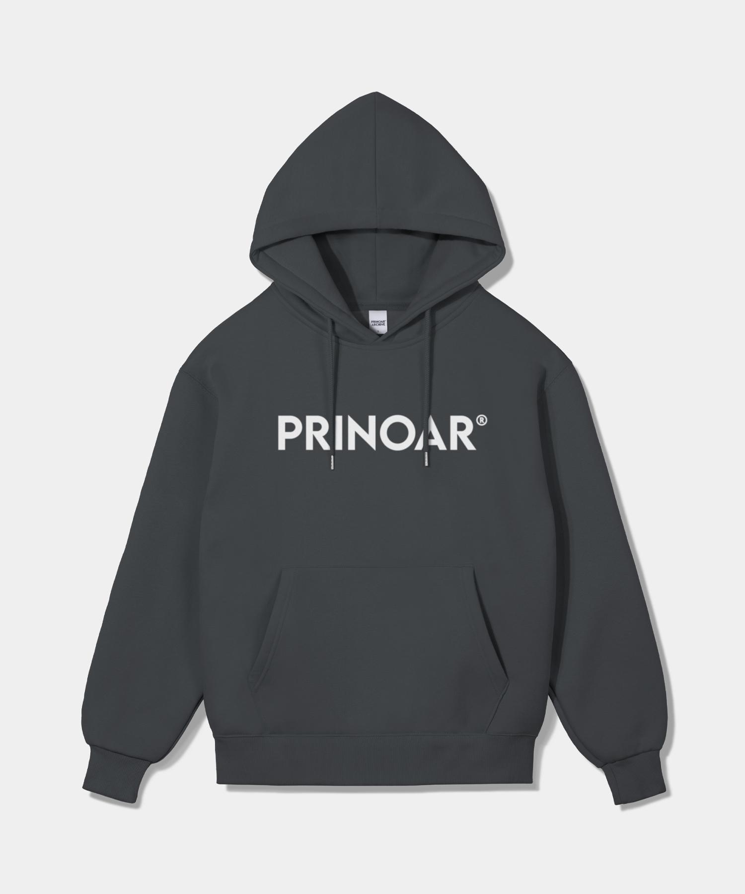 Preenor Logo Fleece Hoodie - Ash Ash/M