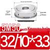 Dual-Sided Flat Timing Pulley: 5M50 Teeth, Width Options 11/16/21/27AF, Bore Size 8-30.