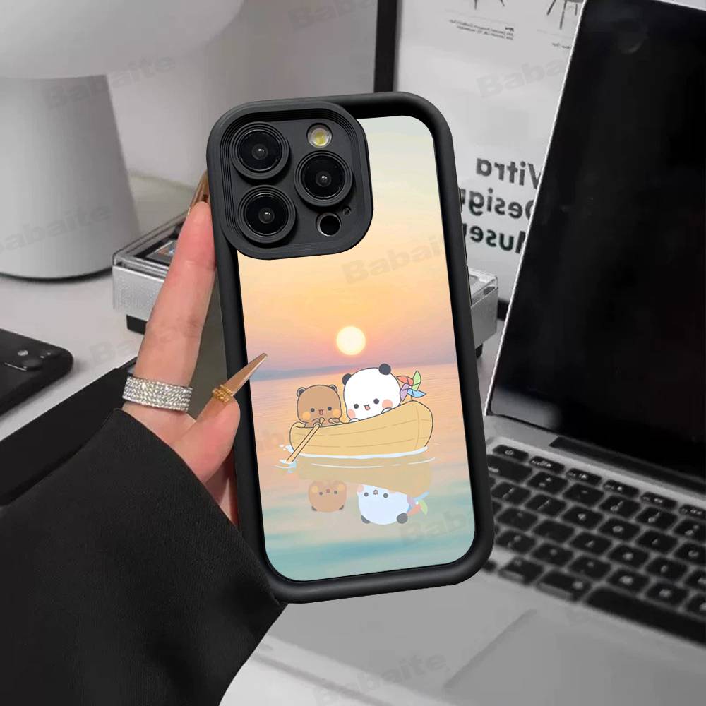 BuBu And DuDu Silicone Soft Phone Case For IPhone 17 16 14 13 12 11 15 Pro Max Plus Air Cover