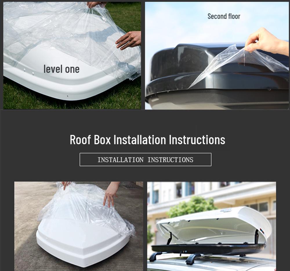 BMW X1/X3/X5/2/3/5 Series Roof Luggage Box: Large Capacity, Ultra-Thin, Heavy-Duty Travel Roof Box