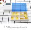 Dust-proof Separated Pill Organizer Pill Box Case Electronic Timer Alarm Clock Reminder Medicine