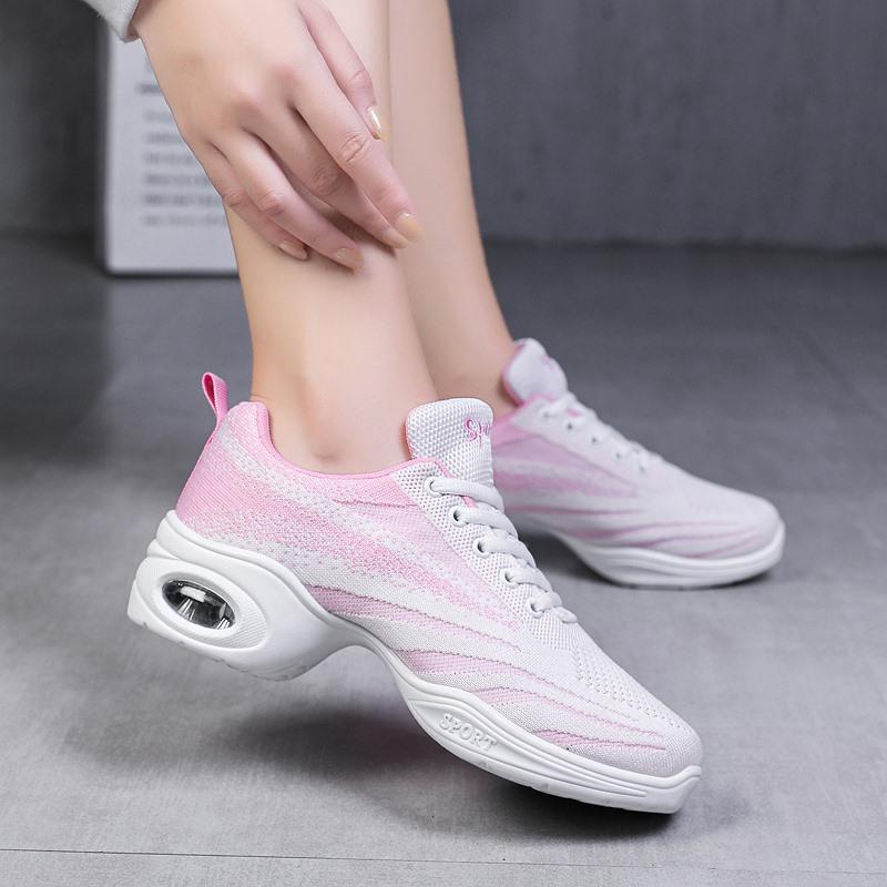 Pantofi noi de dans pătrat marinar respirabili pantofi de dans ghost step pentru femei adult pantofi de dans pătrat pentru femei talpă moale patru sezoane