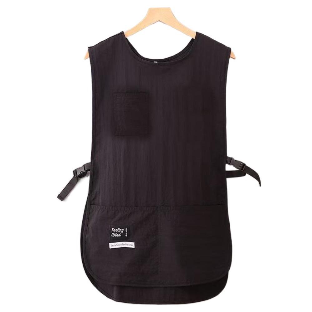 Waterproof Stain-Resistant Apron Nylon Vest Style Breathable Kitchen Aprons Multipurpose Anti Dirty Sleeved Apron
