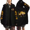 Demon Slayer Zipper Sweatshirts Zip Up Hoodie Anime Hoodies Unisex Hip Hop Streetwear Nezuko Kamado Graphic Y2K Clothes