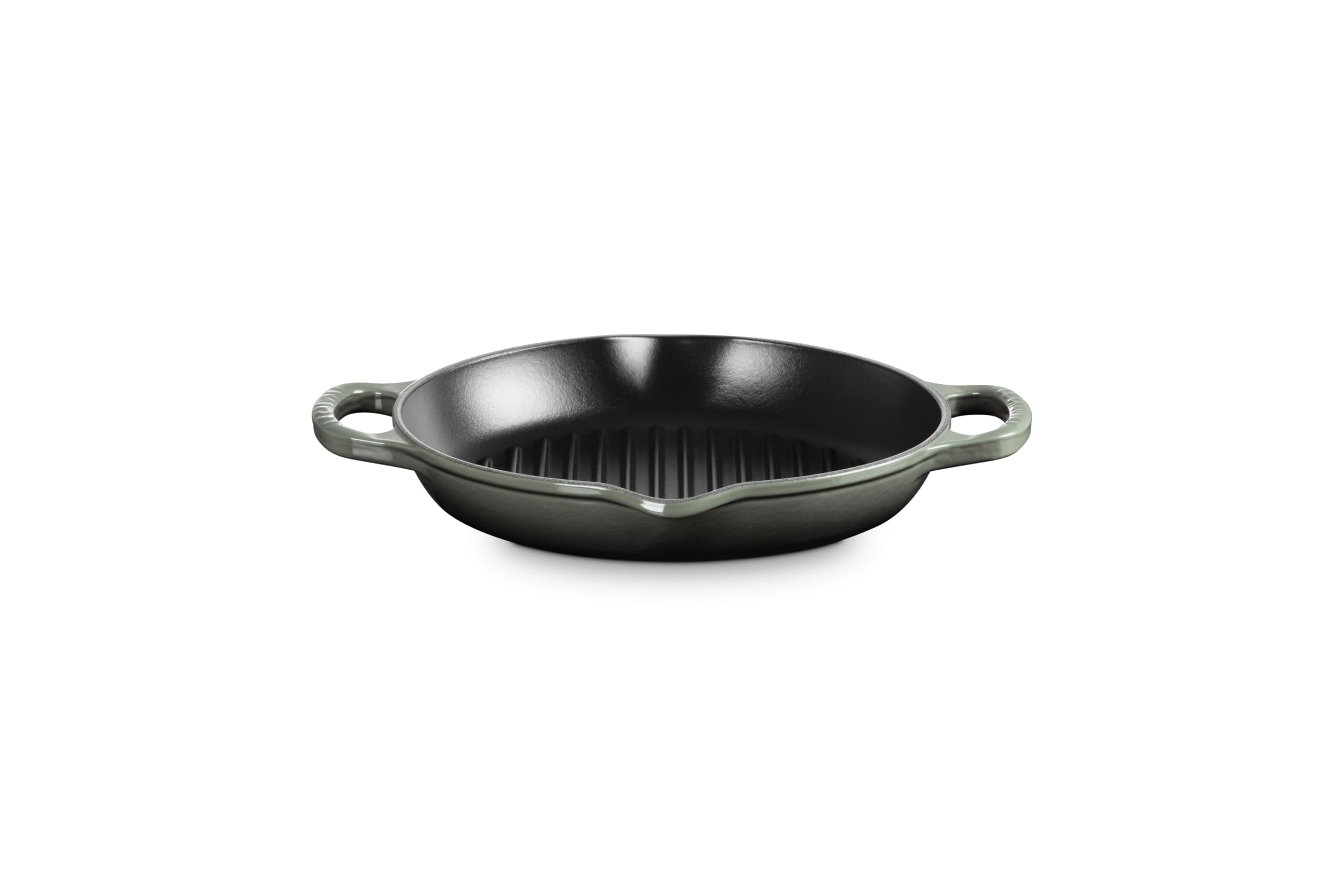 

Le Creuset Signature Deep Round Grill Cast Iron Enamel Pot, 25 cm, Time, Gas and Induction Oven Compatible [Official Japanese Product]
