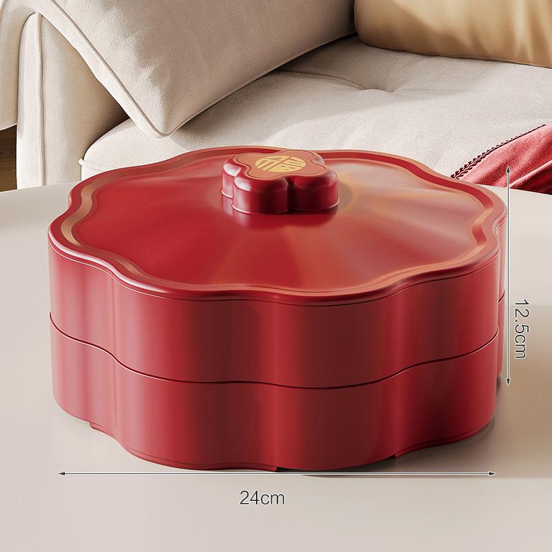 Home Candy Tray, Dried Fruit Snacks, Candy Storage Tray, Living Room Coffee Table Dried Fruit Small Item Storage Box Pp Material