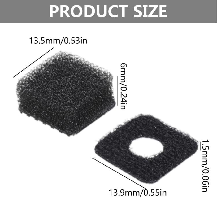 1 Set Sponge Microphones Cover Replacement Sponge Windscreen Windproof Windmuffs for 360 X3 X4 Action Cameras