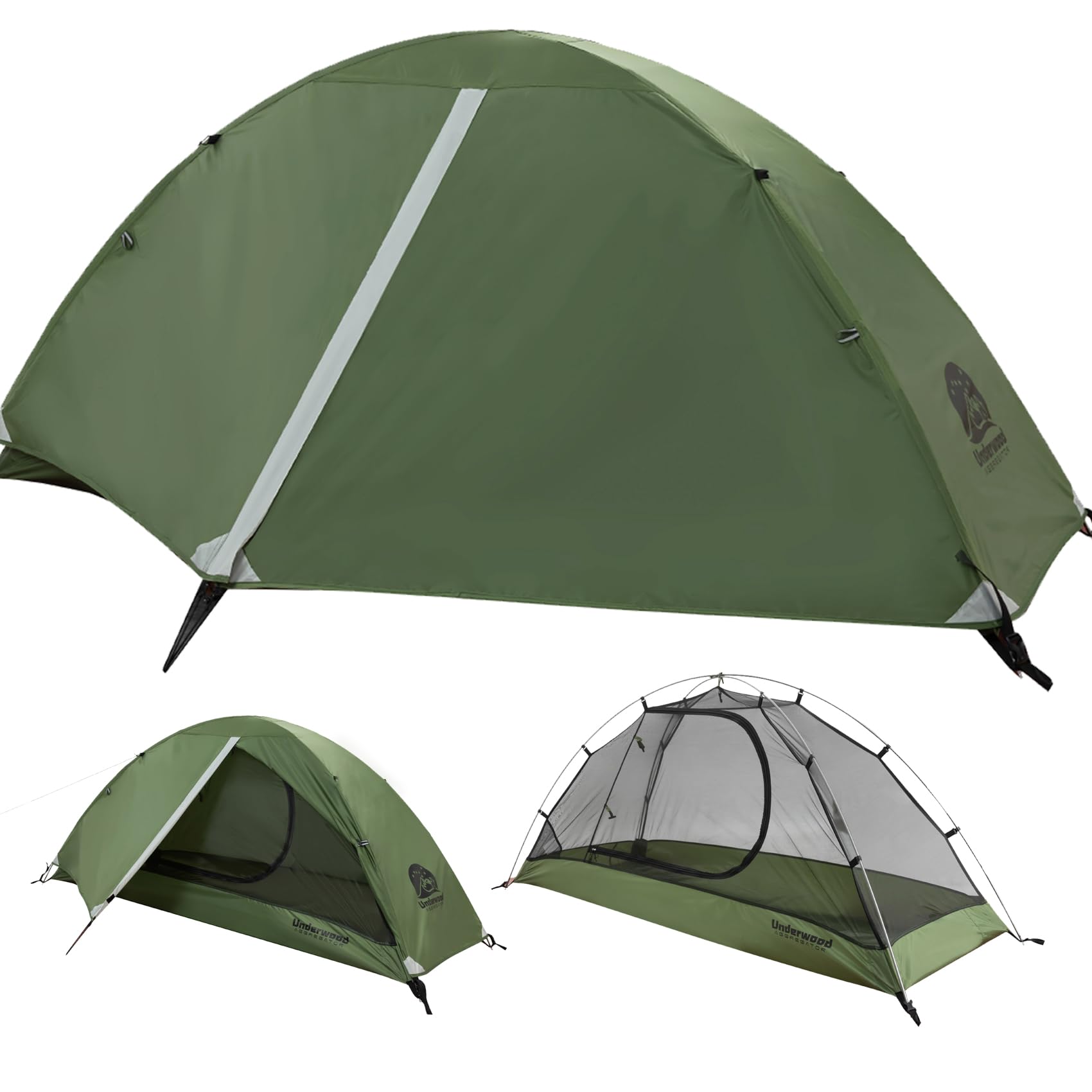 

Палатка-купол для соло-кемпинга UnderwoodAggregator для одного человека Двойная Водонепроницаемая Альпинистская Сумка для хранения Туристическая 3 Палатка для 1 Человека Кемпинг при стихийных бедствиях