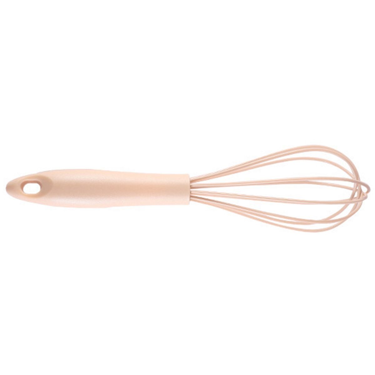 

Sauces Cream Silicone Manual Baking Cooking Blender Egg Beater Mixer Whisk 10inch розовый