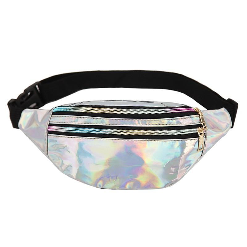 Waist Bag Laser Belt Bag Holographic Fanny Pack Designer Cute Waist Packs Bag Party Travel Fashion Girls Shoulder Glitter