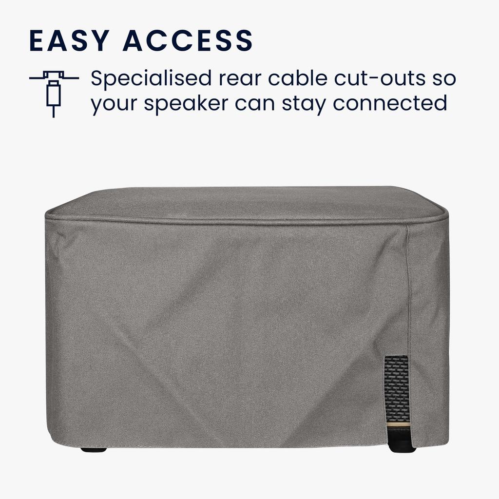 Kwmobile Dust Cover for Marshall Acton III Wireless/Acton 3 - Protective Speaker Cover, Scratch-Resistant, Dust-Resistant, Gray