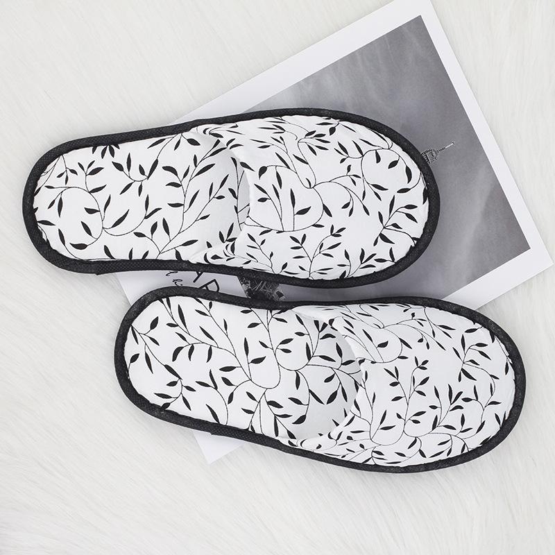 Jednorázové lněné pantofle pro hotely, B&B, salony a cestování