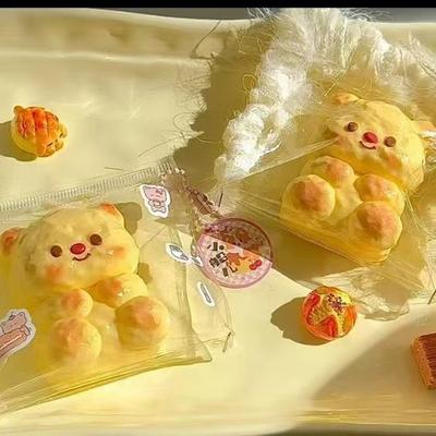 Brinquedo Squishy Urso de Manteiga Cremoso para Crianças - Alívio de Estresse Caixa Surpresa
