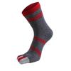 Men's Colorful Cotton Mid-Calf Five-Finger Toe Socks for All Seasons