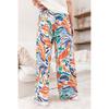 European Spring and Summer Elastic Waist Casual Wide-Leg Trousers